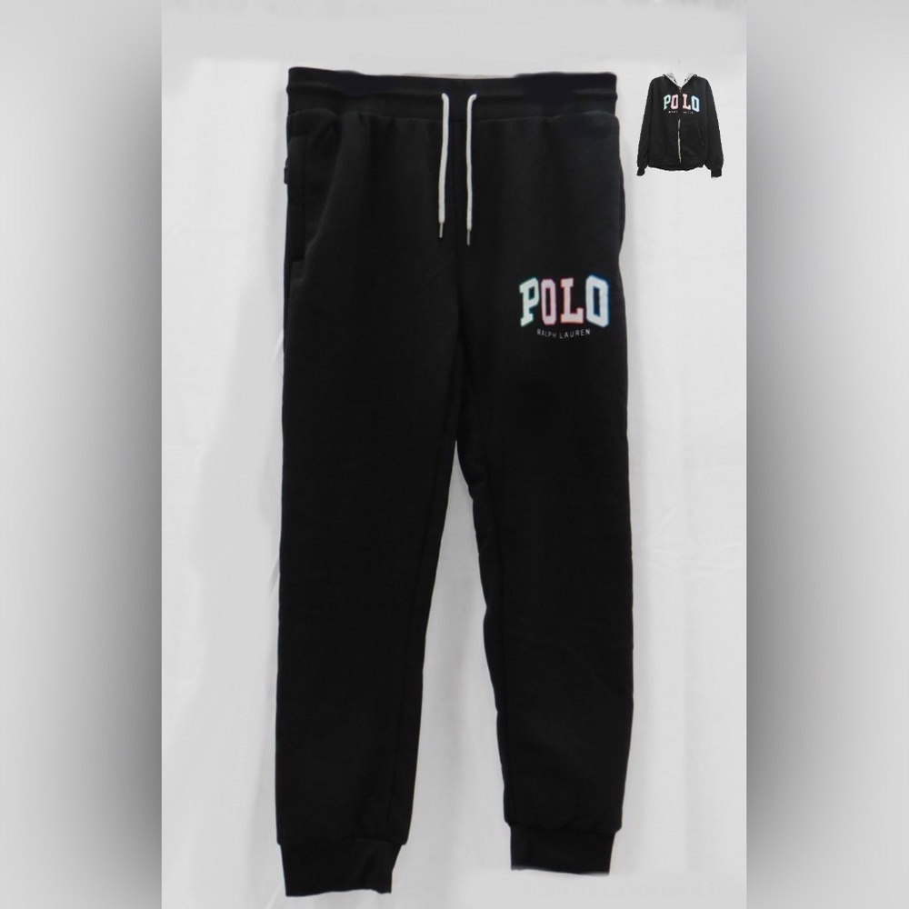 Polo Ralph Lauren 2 Pc. Full Zip Fleece Hoodie And Sweatpants Set  XL - Picture 7 of 11